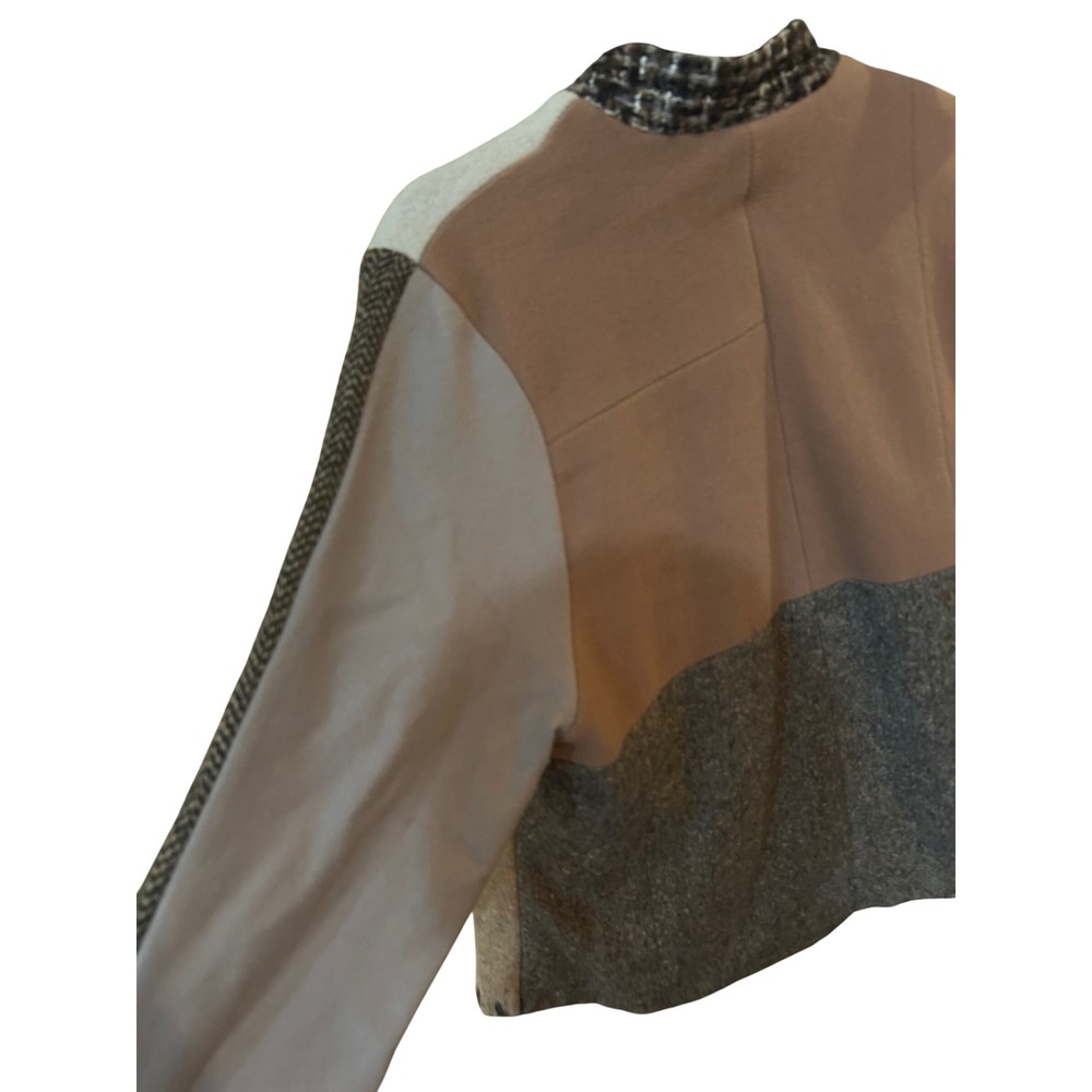 baabaazuzu luxury designer Patchwork Wool Blend J… - image 11